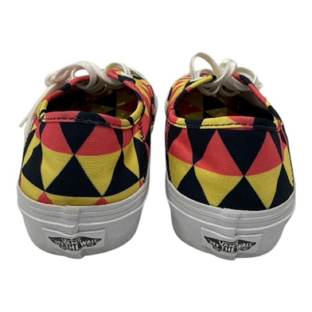 Vans Geometric  - Yellow/Red/Black Authentic SF 'Neon Triangles' M 6 W 7.5 - Picture 8 of 8